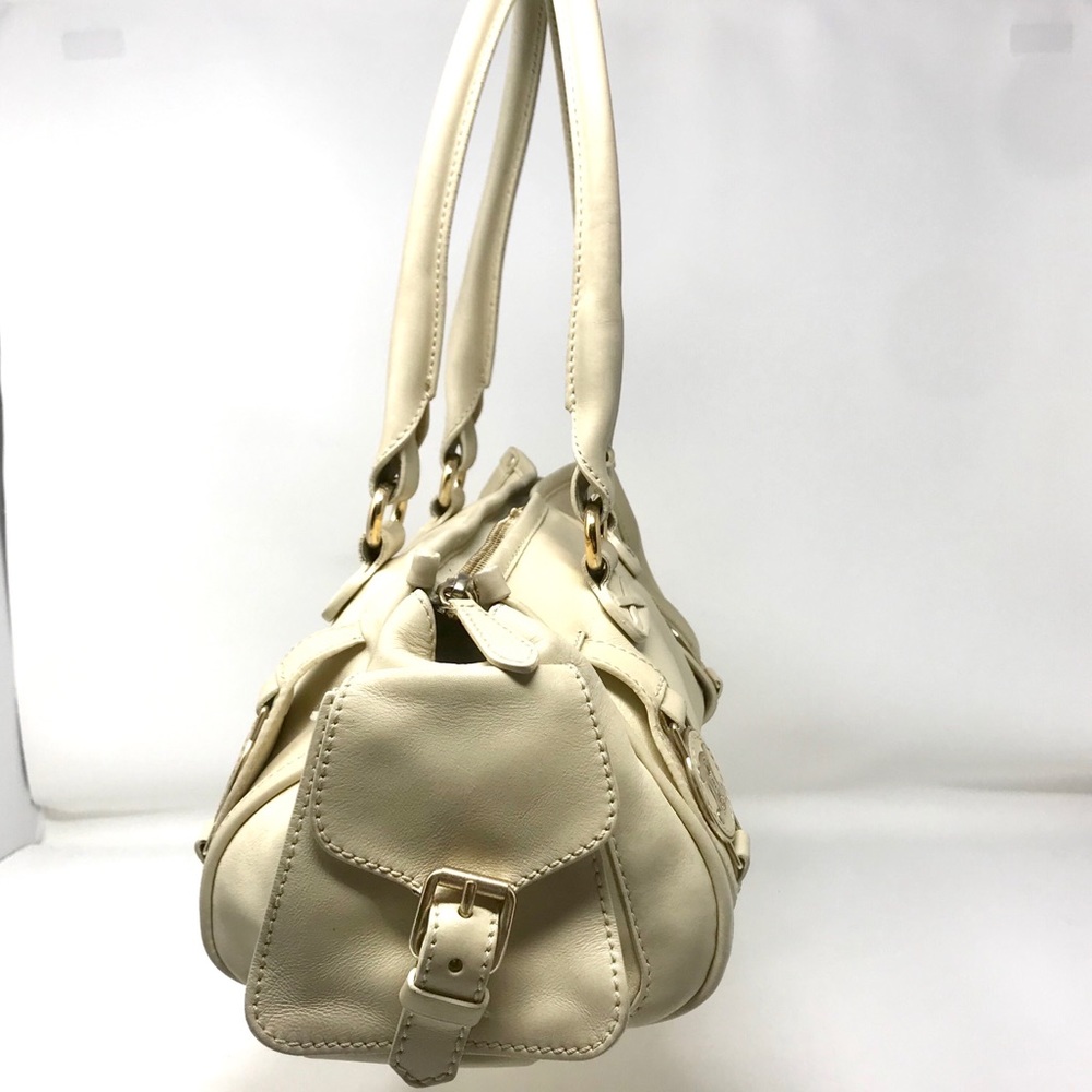 Céline Ivory Calf Boston Bag w/Macadam Hardware - Picture 4 of 11